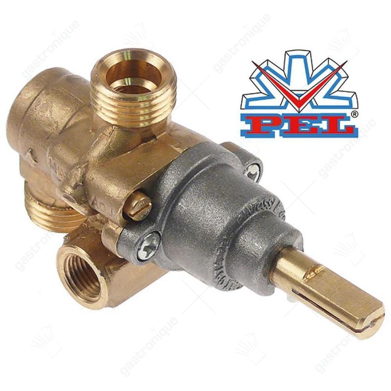 Robinet à gaz PEL type 21N entrée de gaz M16x1,5 (tube ø 10mm) - image 1