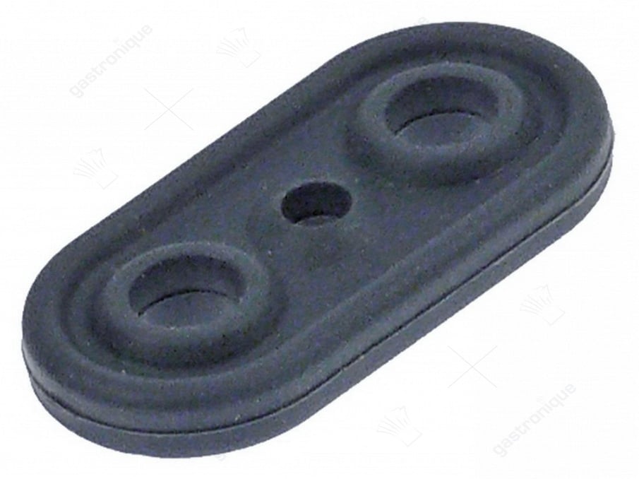 Dichtung L 46mm B 22mm EPDM für Heizelement für Flansch 50x26mm - Bild 2