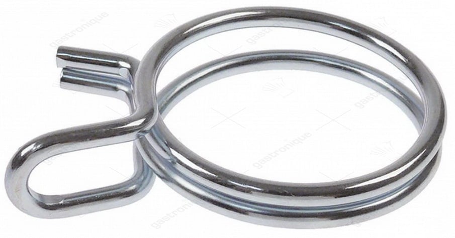 slangklem ø 31,2-32,8mm draad ø 2,6mm verzinkt staal vpe 5stuk - Image 1