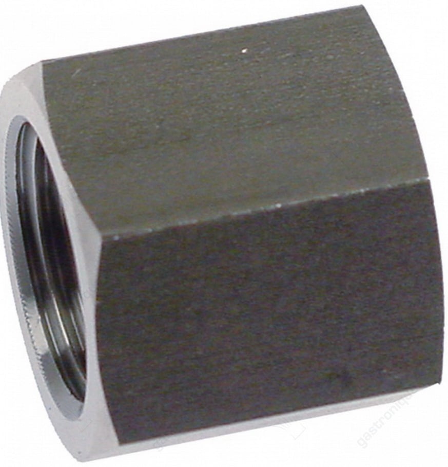 Verschlusskappe für Waschleitung Draht 1/2" L 25mm SB 27 - Bild 1