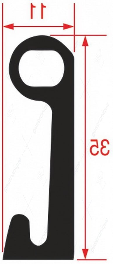 deurrubber voor koelcels 8511 - - Image 1