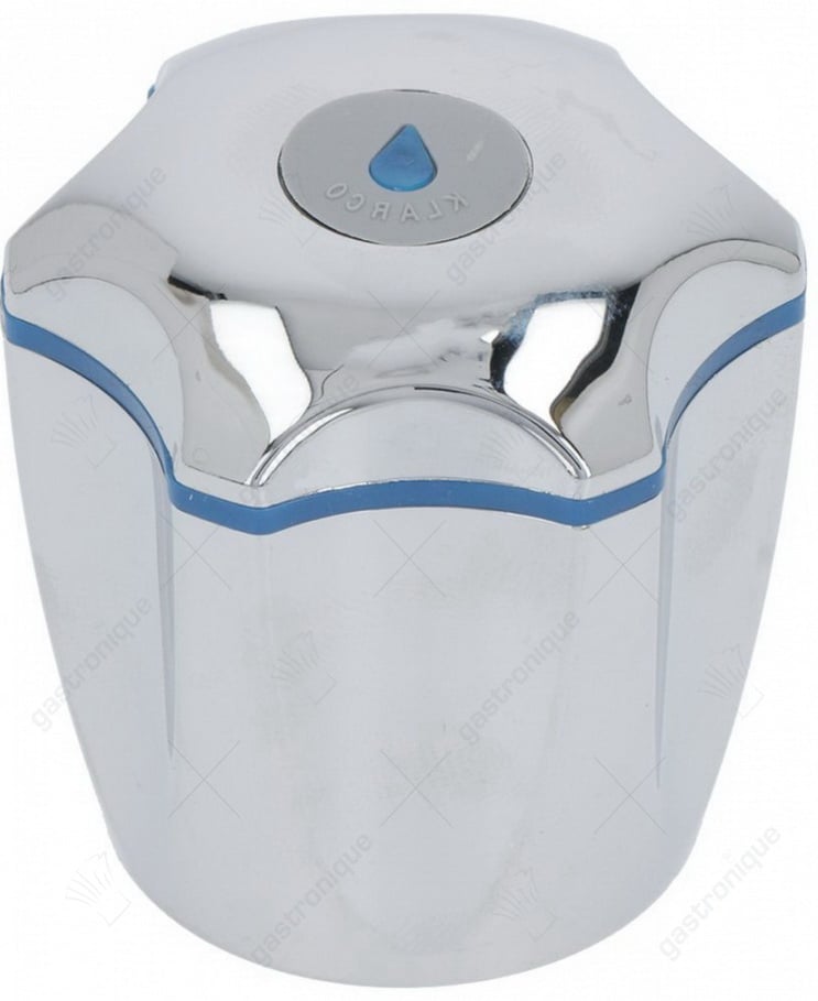 blauer Einlasshahnknopf - Bild 2