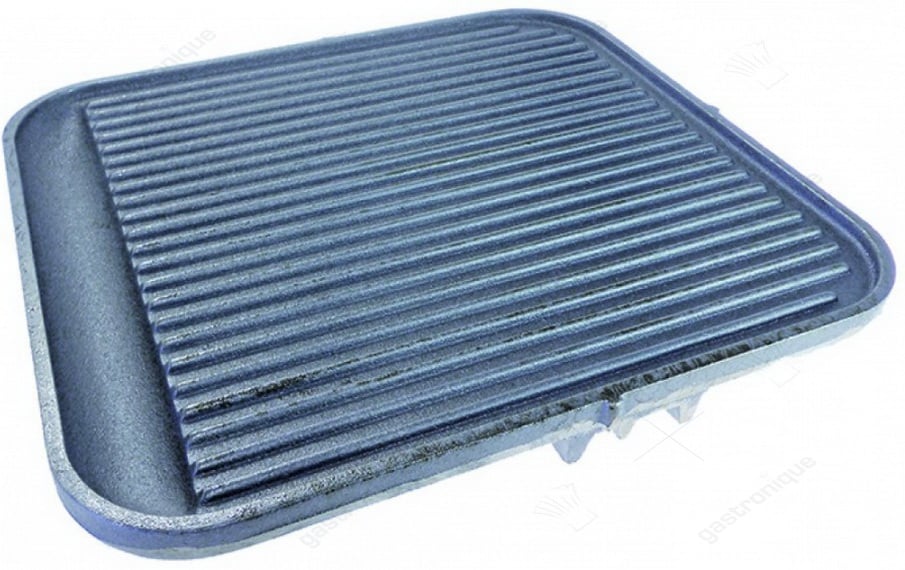 Grillplatte gerippt 330x300x15 mm - Bild 1