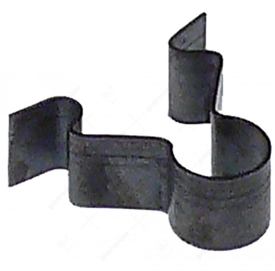 veerklem asafname 6mm L 17mm B 14mm H 5mm draad ø 1,5mm - Image 1