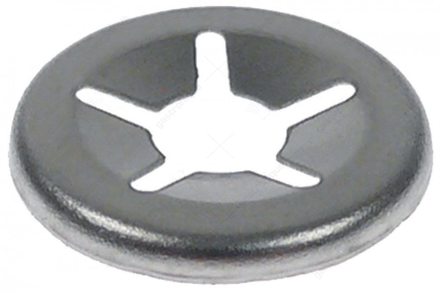 klemschijf maximale ø 4mm OD ø 11,5mm RVS - Image 1