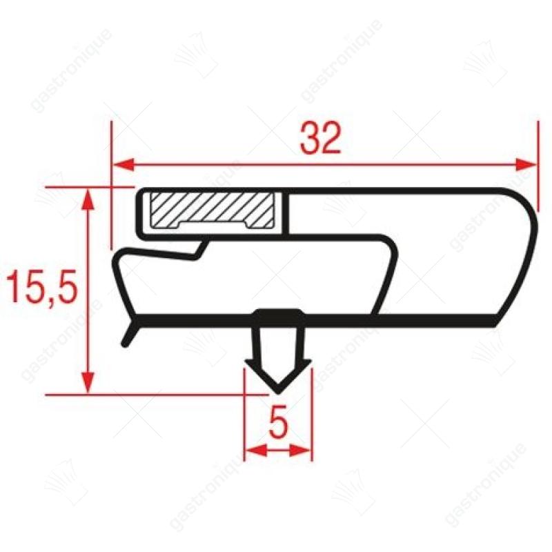 Türgummi 467 X 587 MM - Bild 1
