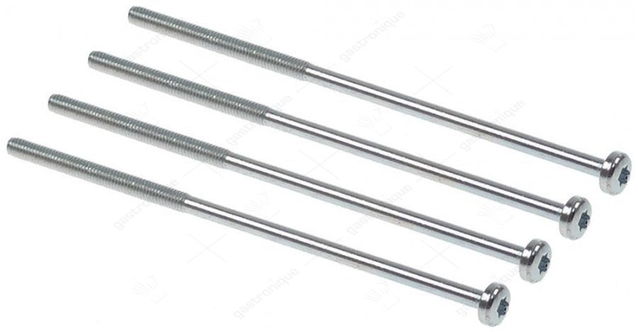 schroef draad M4 L 107mm draad L 40mm kop ø 8mm vpe 4stuk voor staafmixer - Image 1