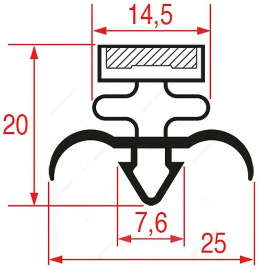 DEURRUBBER 640x435 mm - Image 1