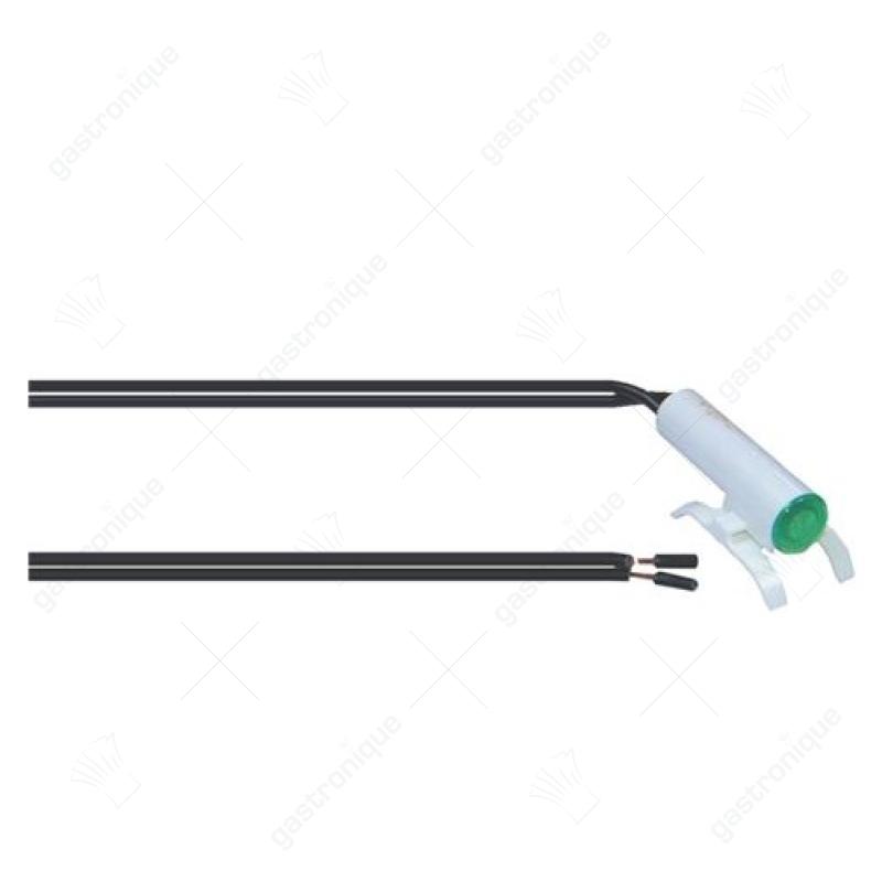 Signalleuchte ø 8mm 230V grün Kabellänge 240mm Temperaturbeständigkeit 90°C - Bild 1