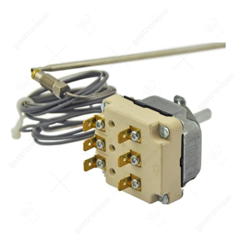 Thermostat max. 185°C 3-polig 3NO 16A Fühler ø 4mm Fühler L 229mm Kapillare 2600mm - Bild 2
