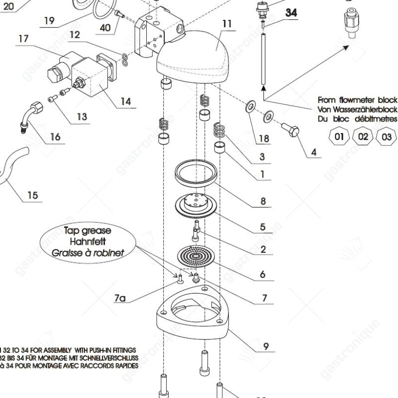 GASKET ø 59x45.5x6.6 mm - afbeelding 2