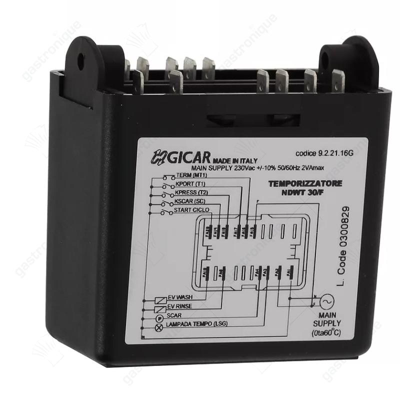 tijdklok ndwt 30/f 230v 50/60hz - afbeelding 1