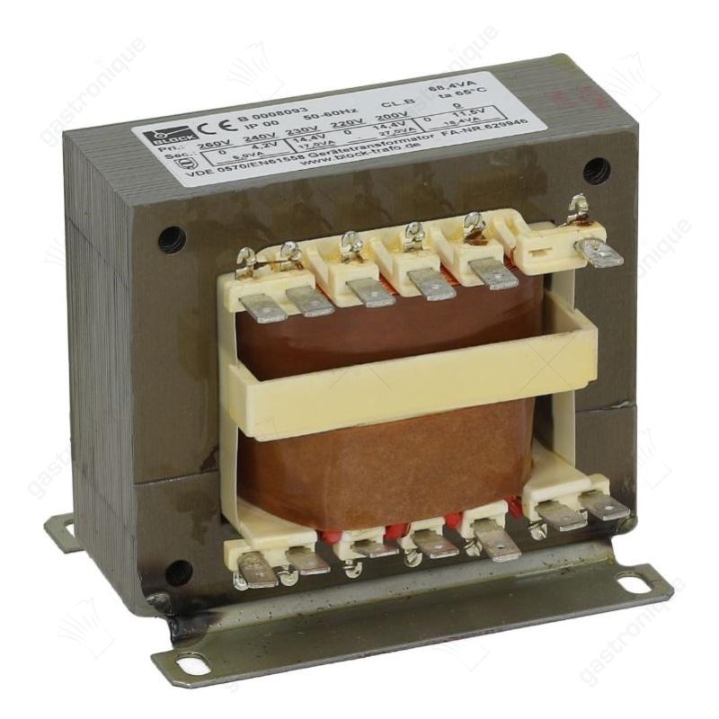 Transformator primär 200-260VAC sekundär 4,2/14,4/11,5VAC 68,4VA - Bild 1
