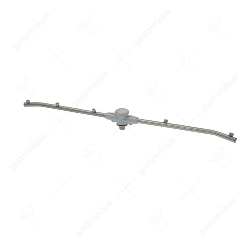 Wischarm L 483mm Düsen 5 Einbau ø 14mm Einbauposition oben/unten komplett mit Gewindestift - Bild 1