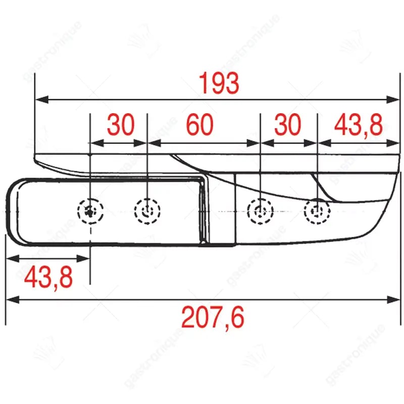 scharnier 471 hp with ramp - afbeelding 2