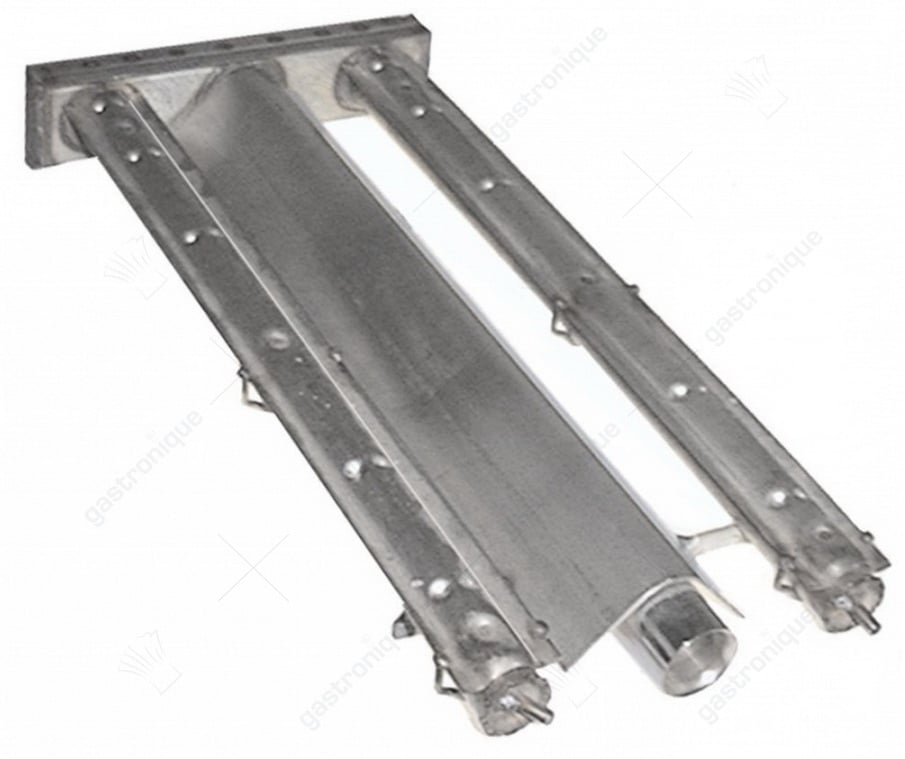 staafbrander 2-rijen L 430mm B 205mm H 45mm 6,95kW lavasteengrill - Image 1