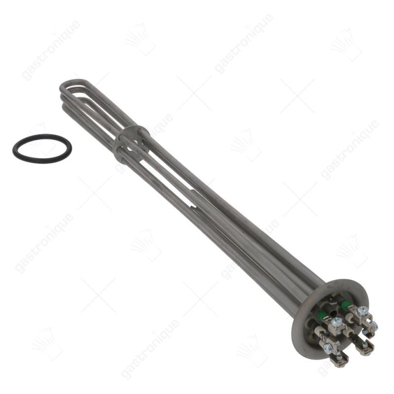 verwarmingselement 9000W 230V VC 3 inbouw ø 47,5mm L 485mm B 34mm H 24mm rondflens aansluiting M4 - afbeelding 1