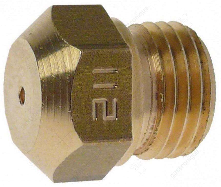 gasinspuiter draad M10x1 SB 12 boring ø 1,15mm - Image 1