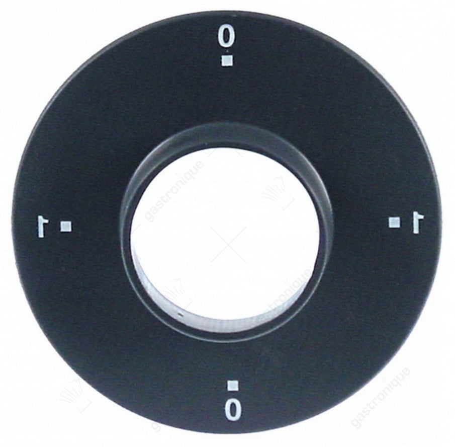 Symbolplatte Knopf ø 84 mm 0-1-0-1 - Bild 1
