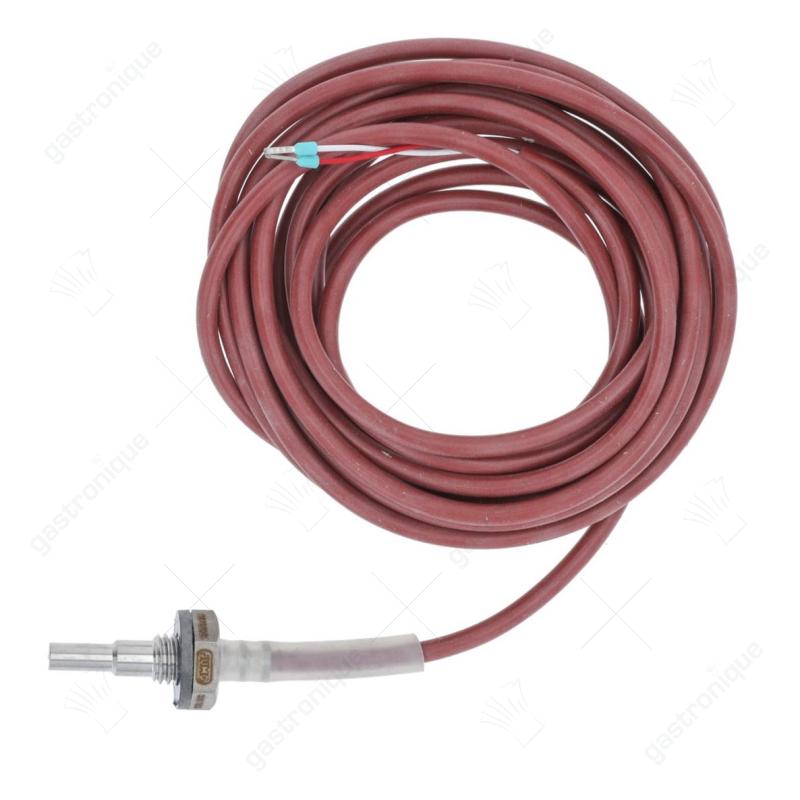 Temperatuurvoeler Pt100 kabel silicone voeler -50 tot +300°C voeler ø4,5x20mm - afbeelding 1