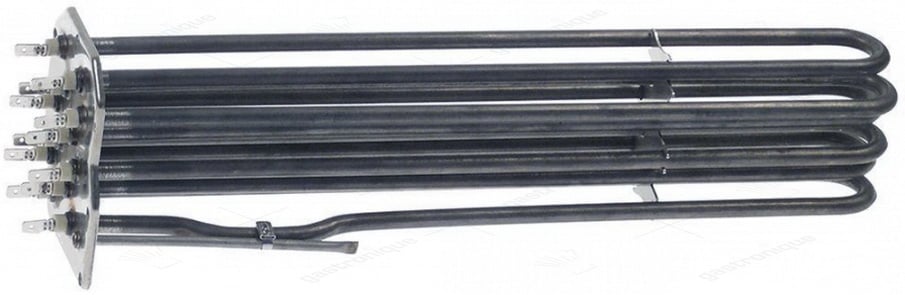 Heizelement 17000W 400V L 395mm Flanschanschluss Flachstecker 6,3mm - Bild 1