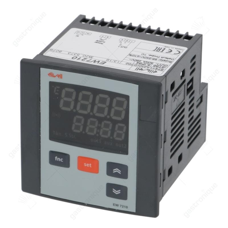elektronische regelaar ELIWELL type EW7210 model E7211A0XHD700 inbouwmaat 66,5x66,5mm 95-240V - afbeelding 1