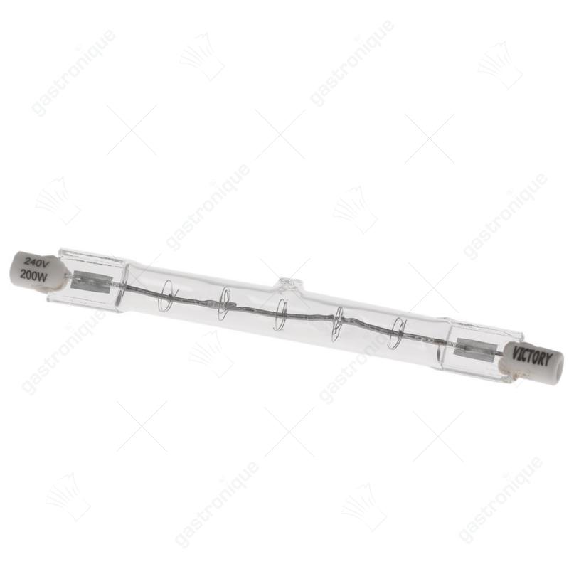 LAMPE HALOGÈNE INFRAROUGE R7s 200W 240V 118 mm - image 1