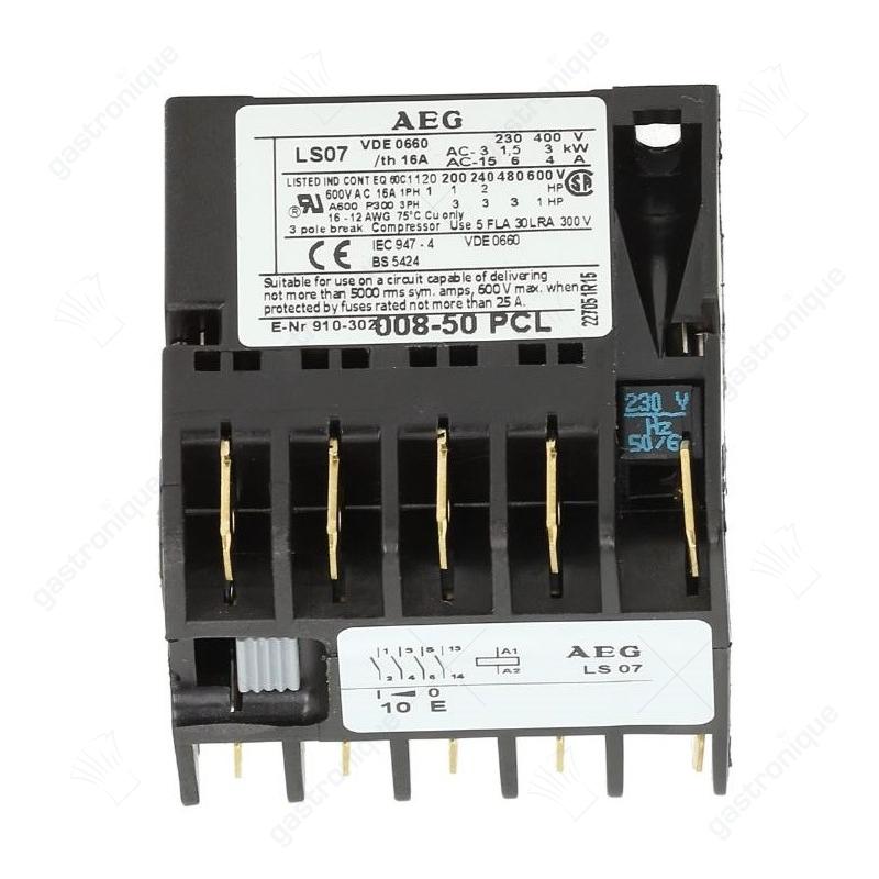 magneetschakelaar aeg ls07 7a 230v 3kw - afbeelding 3