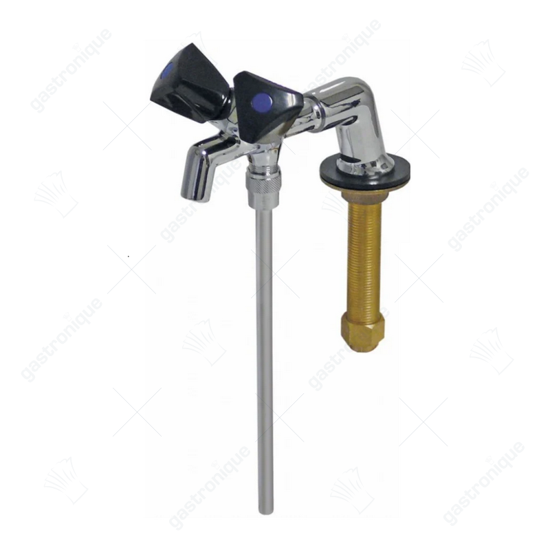 standkraan bierspoelkraan voor 1 spoelbak 1/2" uitlooplengte 140mm uitloophoogte 24mm - afbeelding 1