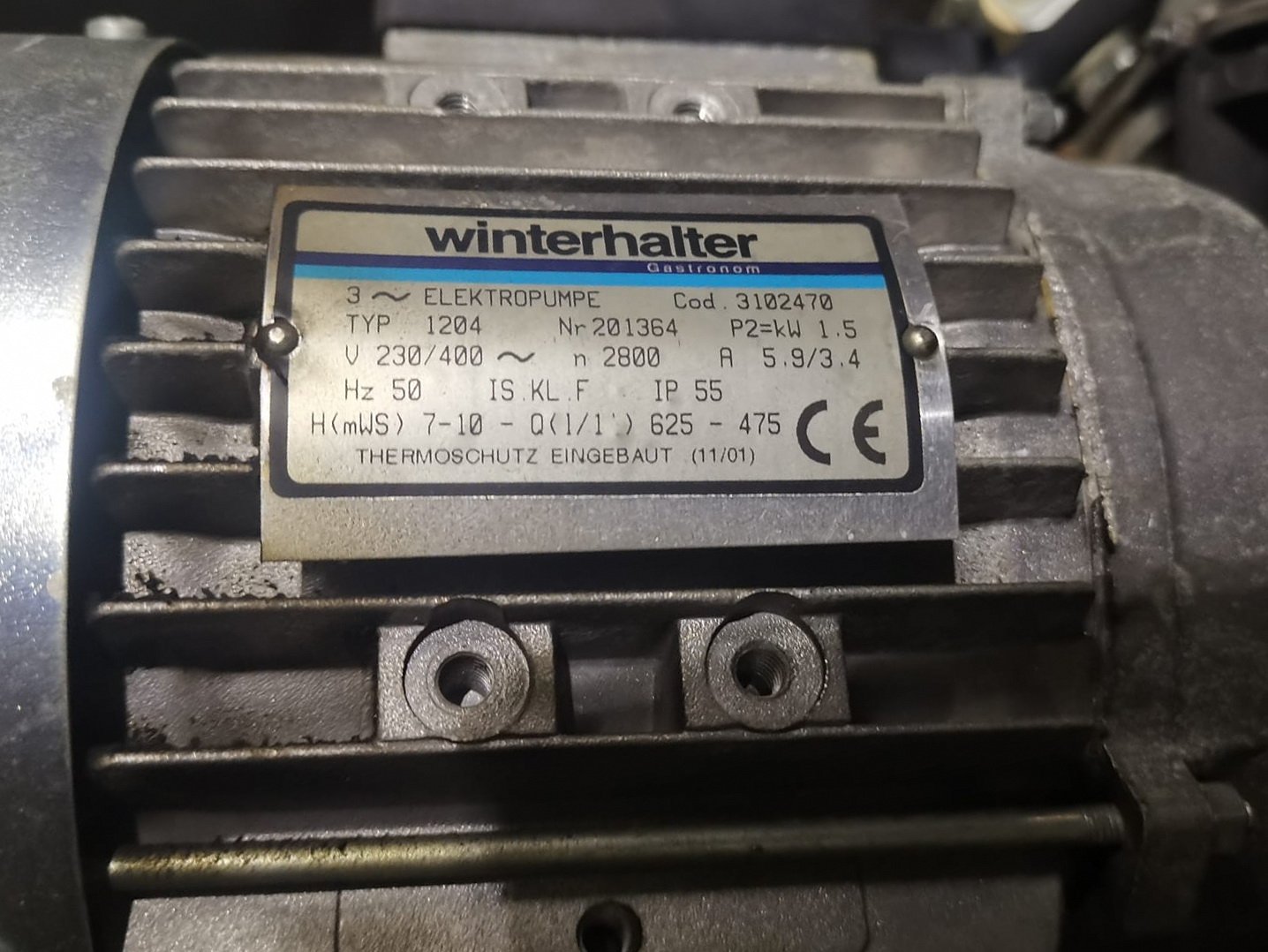 Wasserpumpe fir 1204dx 2hp - Bild 2