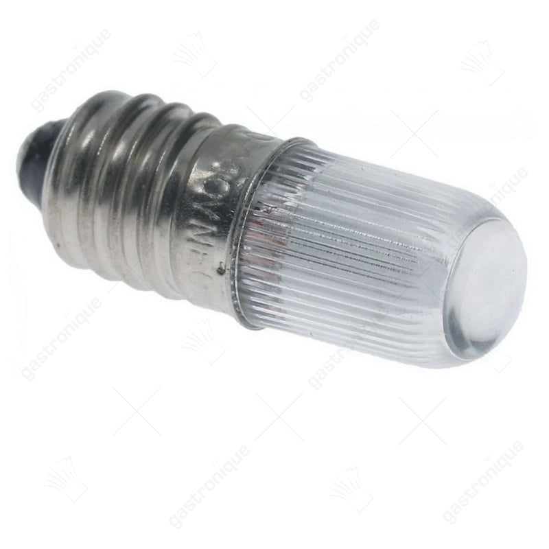 lamp Neon 230V 2W ø 10mm L 28mm fitting E10 - Image 1