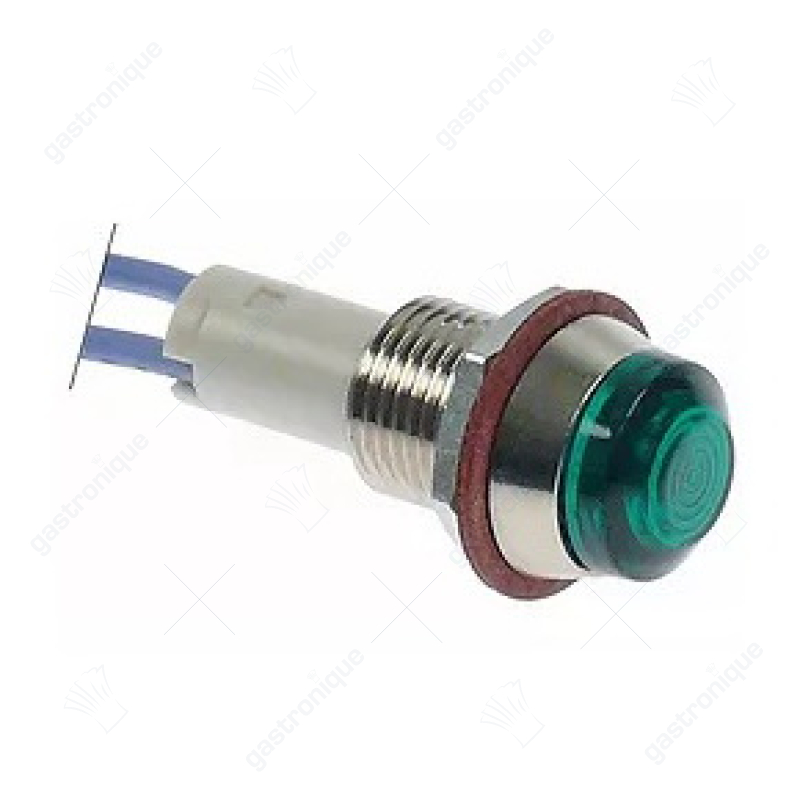 Signalleuchte ø 12mm 400V grün Anschlusskabel 200mm - Bild 1