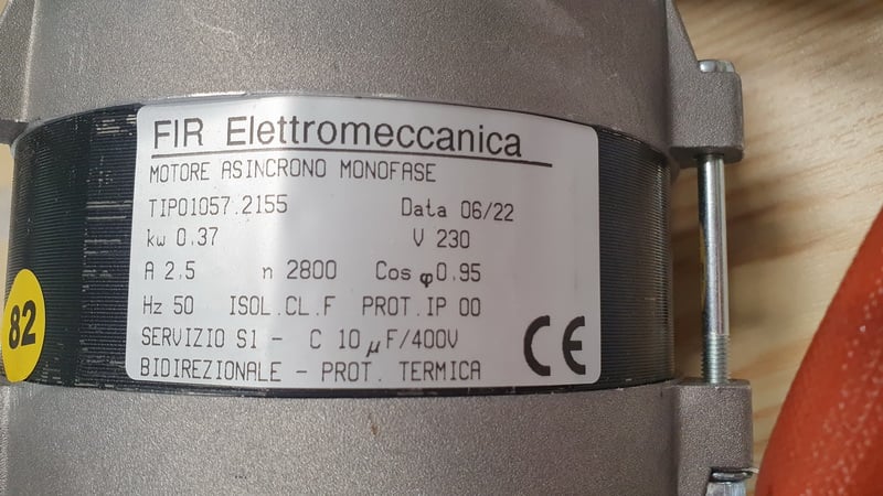 Motor 1057.2155 Ventilatorenmotor 230V Phase 1 50Hz 0,37kW 2800U/min - Bild 2