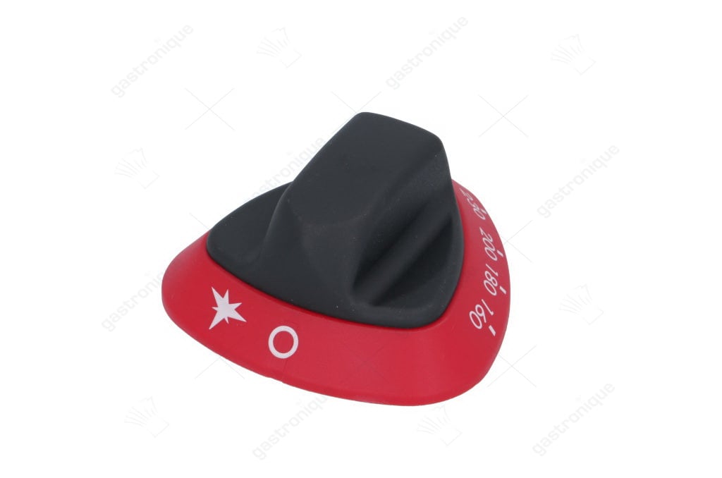 schwarzer Knopf-rot 160-340°c - Bild 1