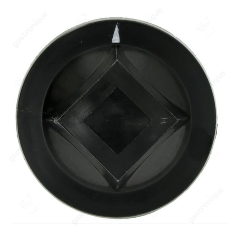 ZWARTE KNOP ø 45 mm - afbeelding 1