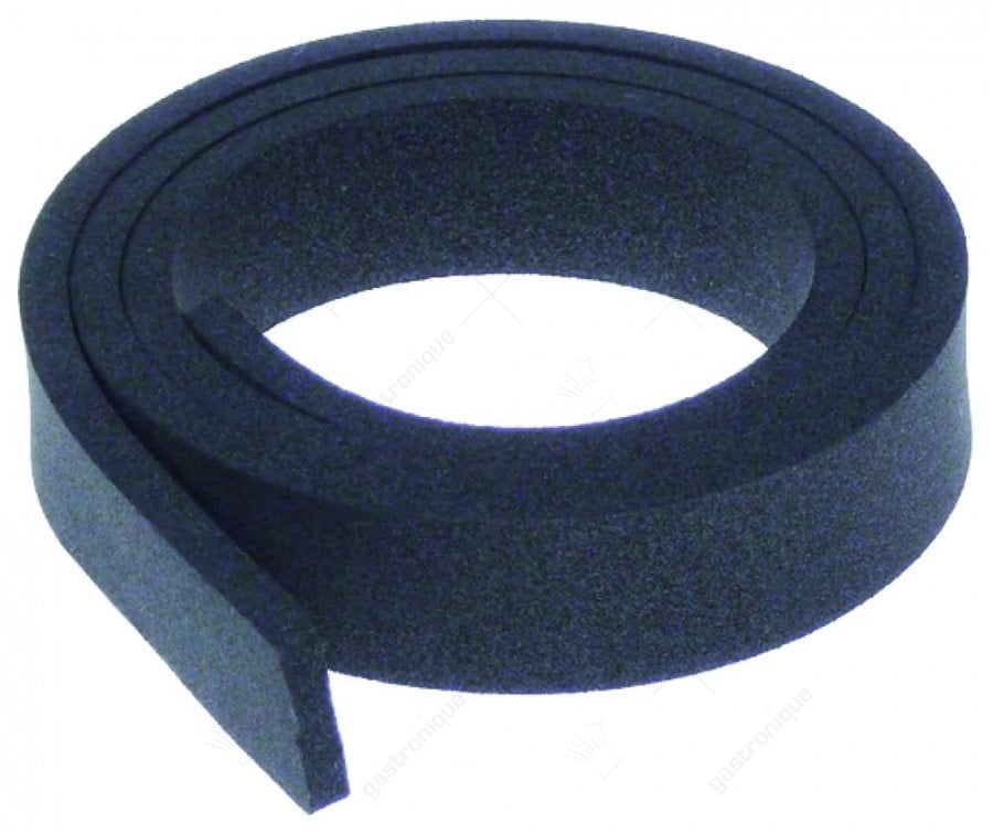 zwarte schuimrubberen afdichting 40x8 mm - 12 m - afbeelding 1