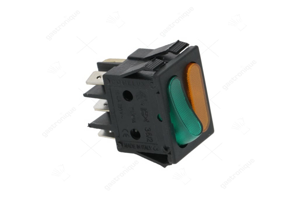 grüner einpoliger Schalter 16a 250v - Bild 1