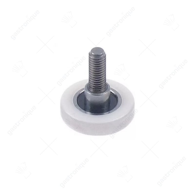 loopwiel wals ø 33mm B1 8mm A 33mm B 8mm C 14,5mm D M8mm E 11,5mm kunststof loopvlak kunststof - Image 1