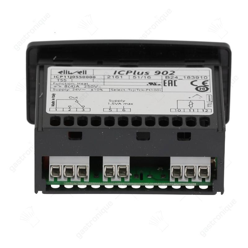 elektronische regelaar ELIWELL type ICPlus902 model ICP11J0550000 inbouwmaat 71x29mm 24V - afbeelding 2