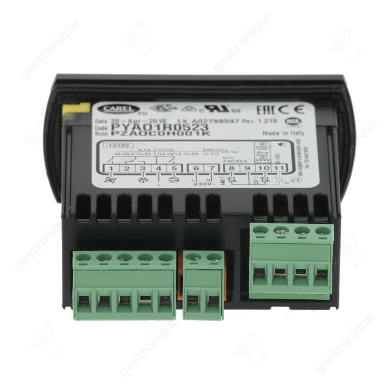 elektronischer Regler CAREL PYAO1R0523 Einbaumaß 71x29mm Einbautiefe 74mm 230V - Bild 2