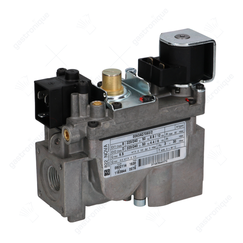 gasventiel SIT serie 230V 50Hz gasingang 1/2" gasuitgang 1/2" waakvlamaansluiting gesloten - Image 1