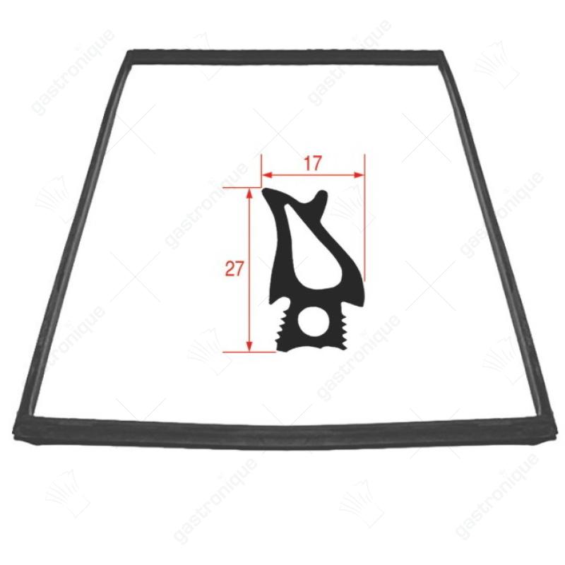 Türgummi-Profil 2730 B 675mm L 1475mm passend für RATIONAL für Modell SCC/CM202 - Bild 1