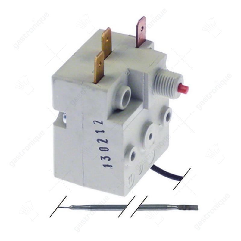 Maximalthermostat Ausschalt-Temp. 200°C 1-polig 1CO 20A Sensor ø 3,3mm Sensor L 190mm - Bild 2