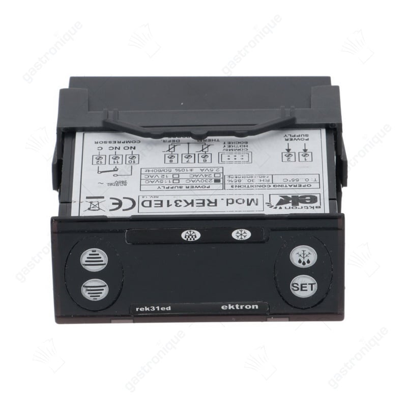 elektronische regelaar EKTRON type REK31ED-0021 inbouwmaat 71x29mm 230V spanning AC NTC/PTC - Image 1