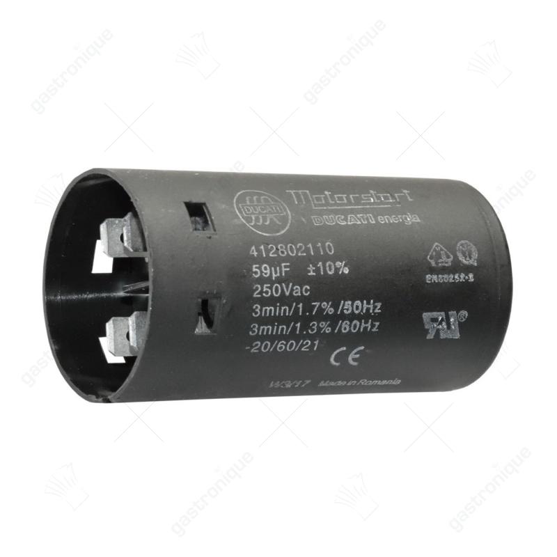 bedrijfscondensator capaciteit 59µF 250V bekercondensator 50/60Hz - Image 1