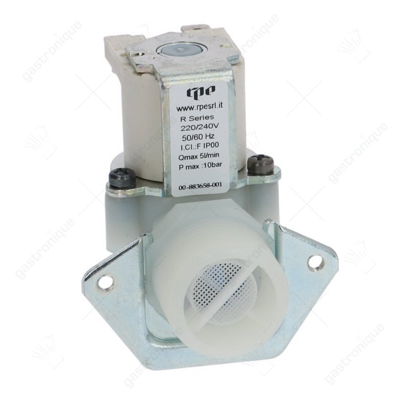 magneetventiel rpe r153 1 weg 180° enkel recht 230VAC ingang 3/4" uitgang ingang 5l/min t. max. 90°C - afbeelding 2