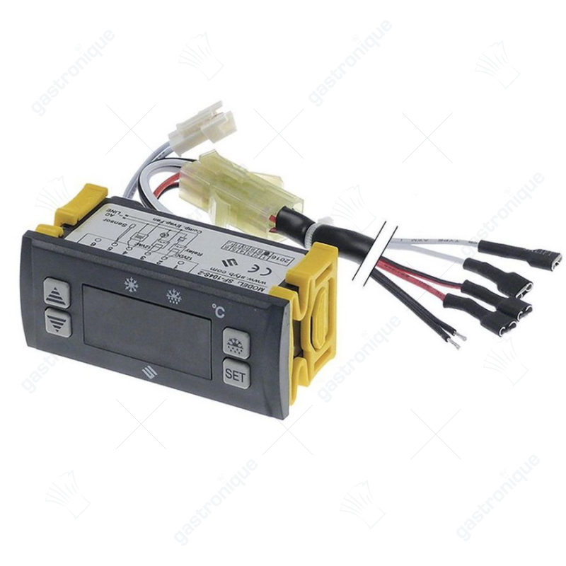 elektronischer Regler SHANGFANG Typ SF-104S-2 Einbaumaß 71x29mm 12V Spannung AC NTC - Bild 1