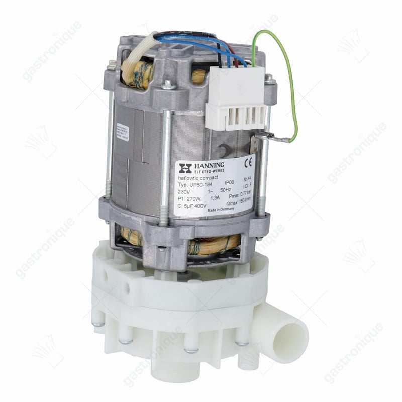 pomp ingang ø 28mm uitgang ø 26mm type UP60-184 230V 50Hz fasen 1 0,27kW 0,37PS L 190mm - afbeelding 2