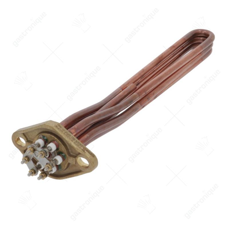 Heizelement 3400/3700W 230/240V 2-Loch-Flansch LA 75mm Flansch 95x57mm Einbautiefe 320mm - Bild 3