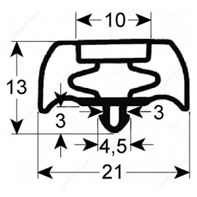 Türgummi 519 x 595 mm - Bild 1